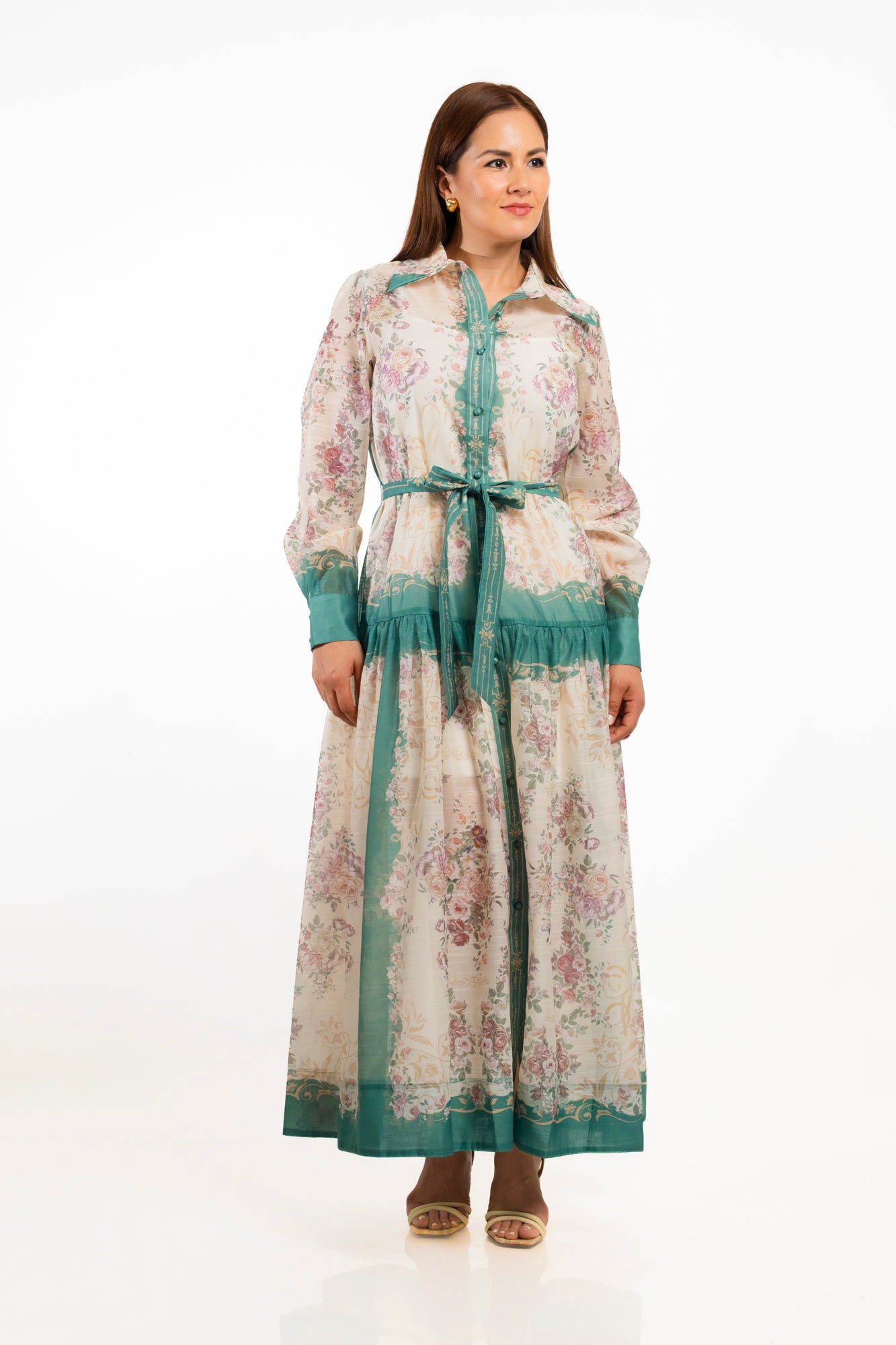 Vestido Jardín Esmeralda - Cherry boutique