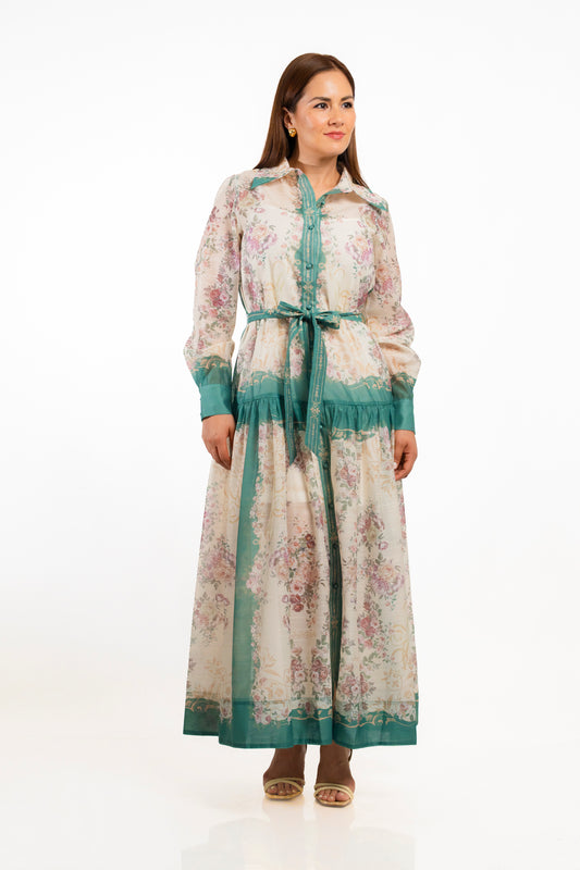 Vestido Jardín Esmeralda - Cherry boutique