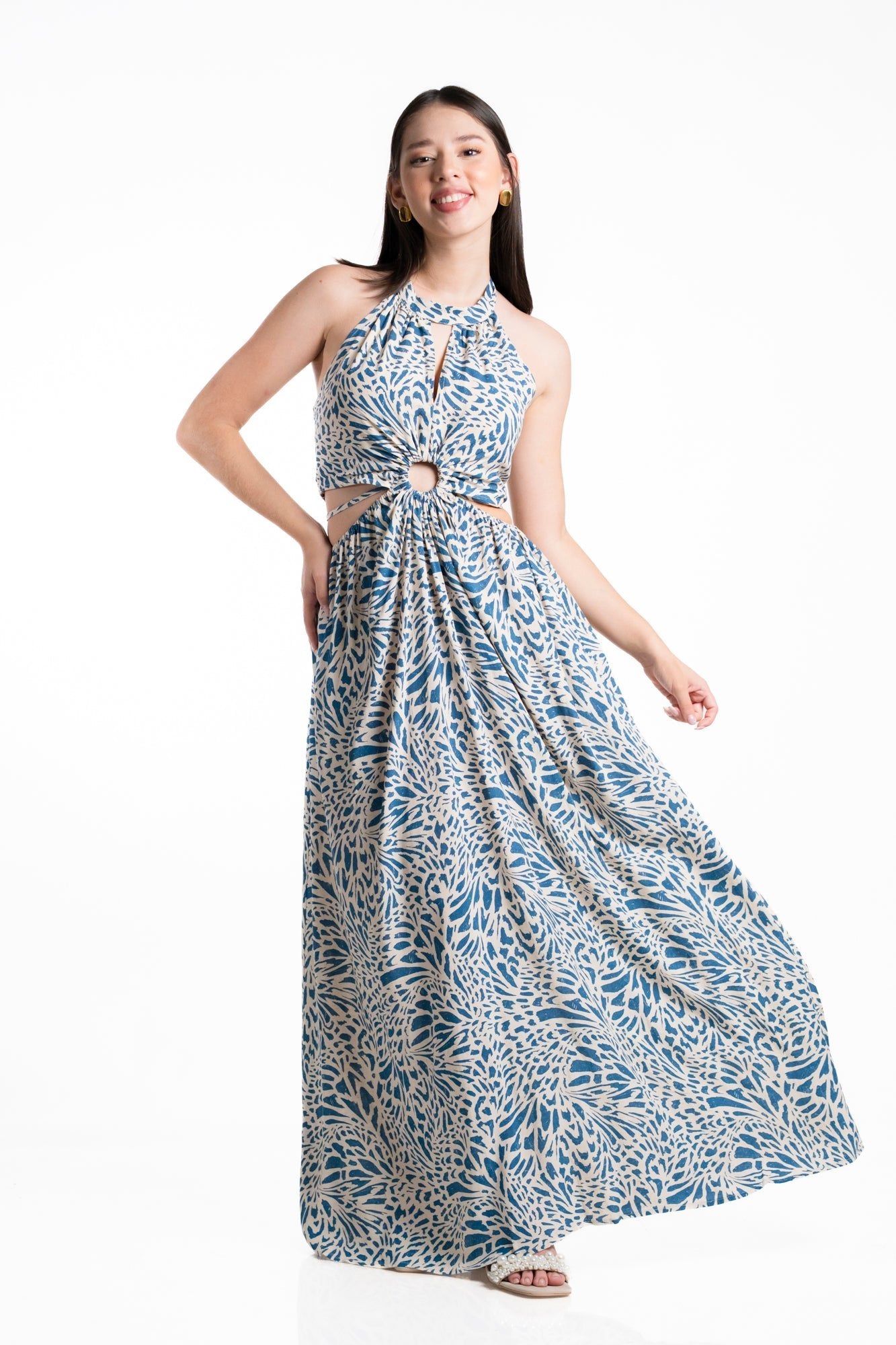 Vestido Blue Mirage - Cherry boutique