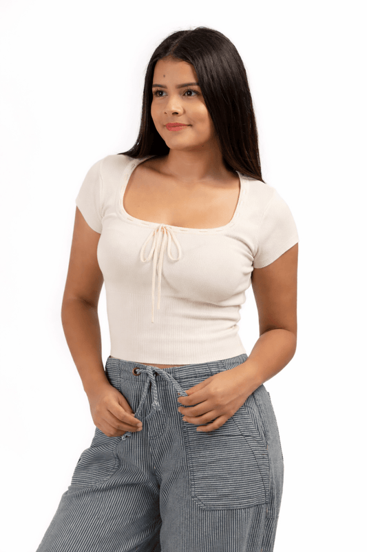 Blusa Candela ivory - Cherry boutique