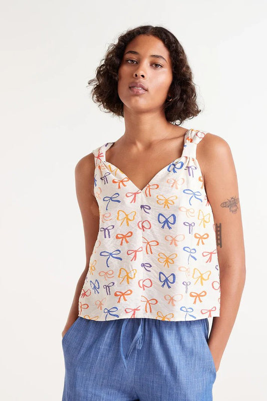 Blusa print de lazos - Cherry boutique