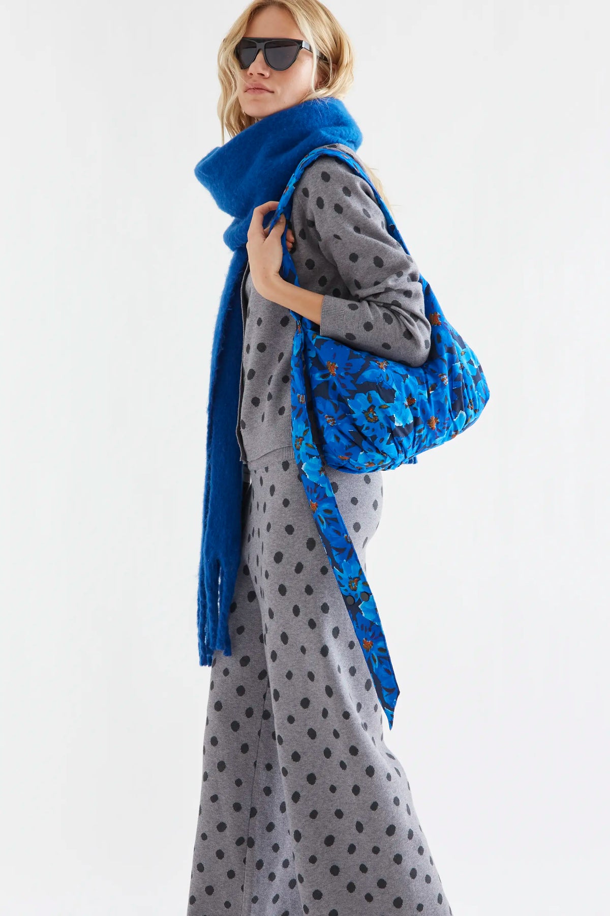 Pantalón con estampado punto gris catahoula — fotografía oficial 5