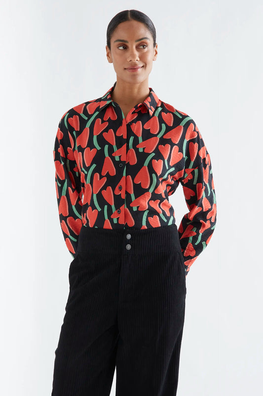 Camisa con estampado Ciclamen — fotografía oficial 1
