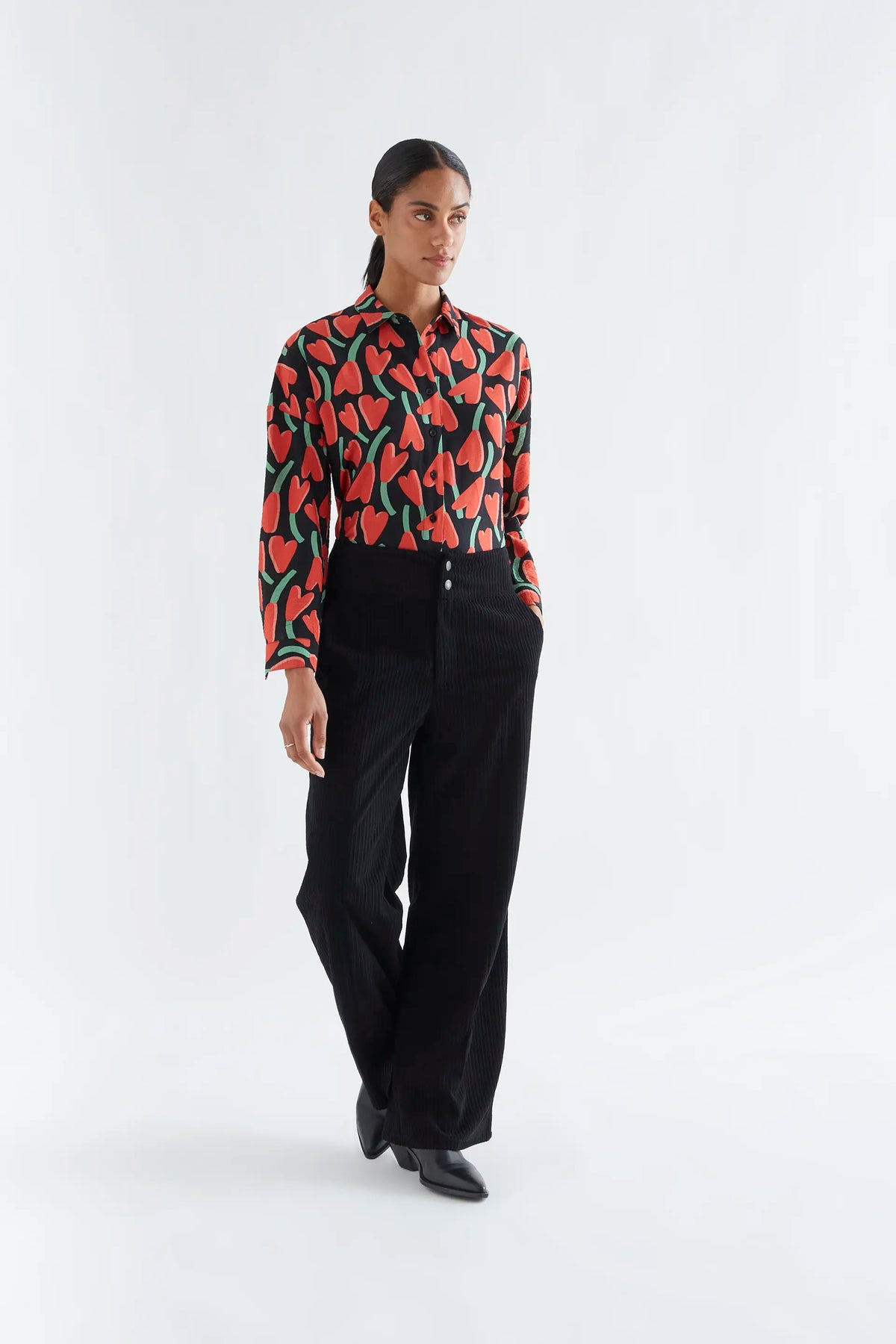 Camisa con estampado Ciclamen — fotografía oficial 4
