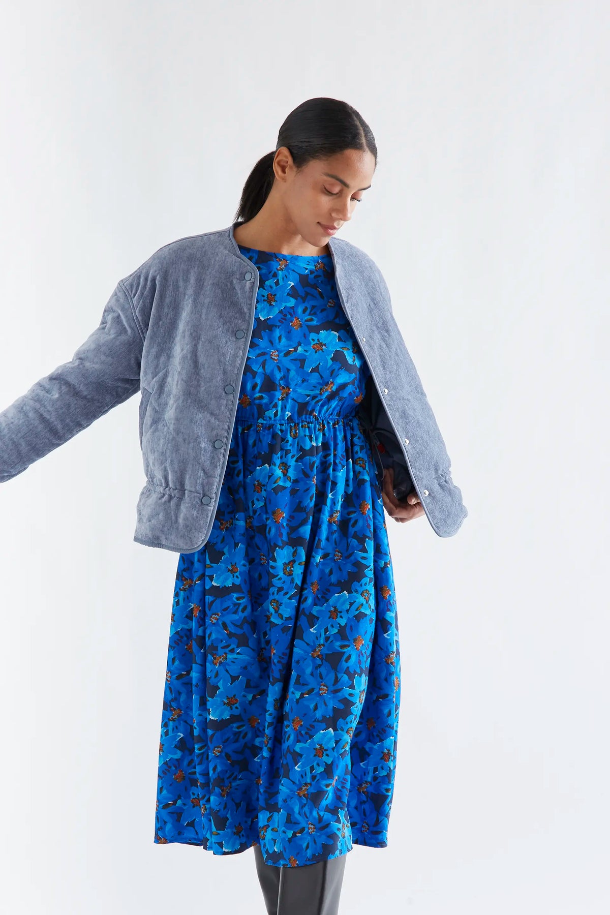 Chaqueta acolchada azul claro — fotografía oficial 5