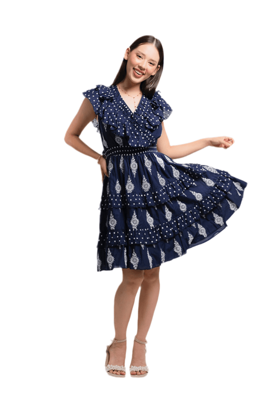 vestido Midnight Ruffle - Cherry boutique