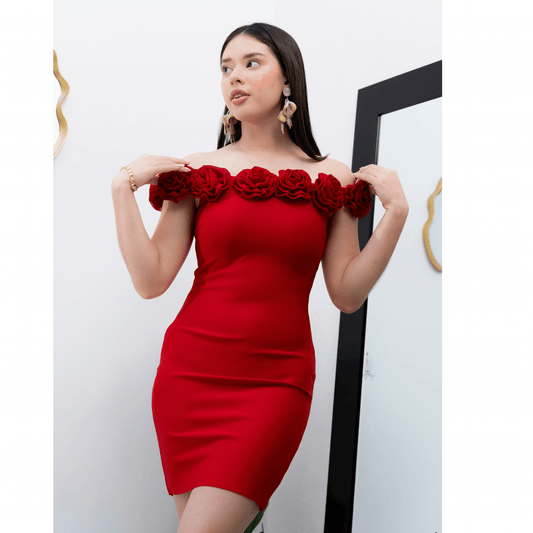 Vestido Amor Carmesí - Cherry boutique