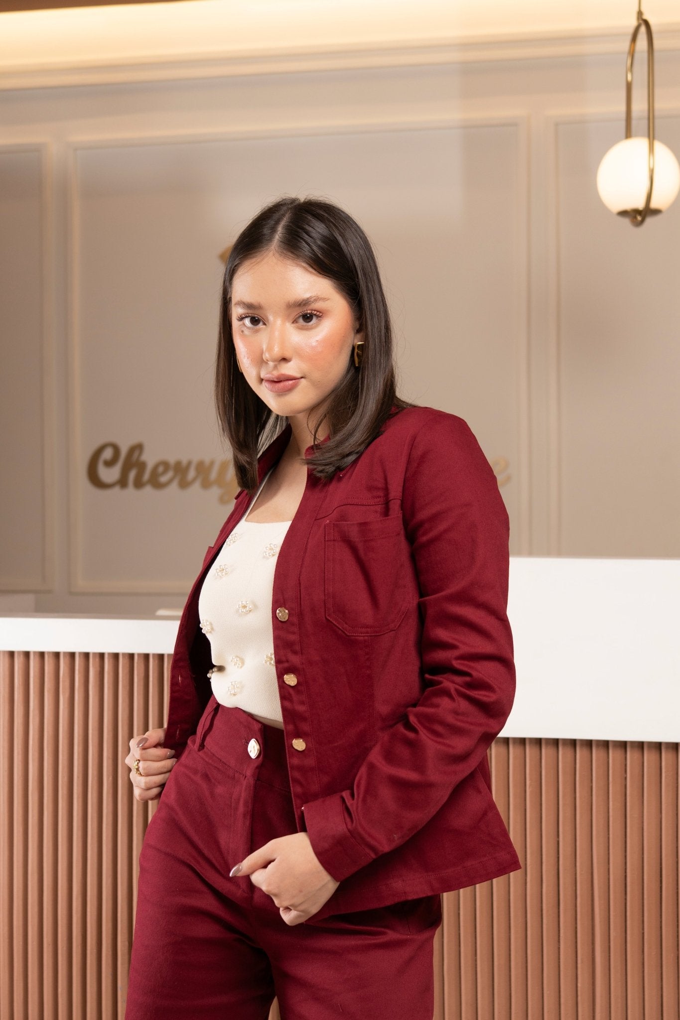 Set Burgundy Muse - Cherry boutique