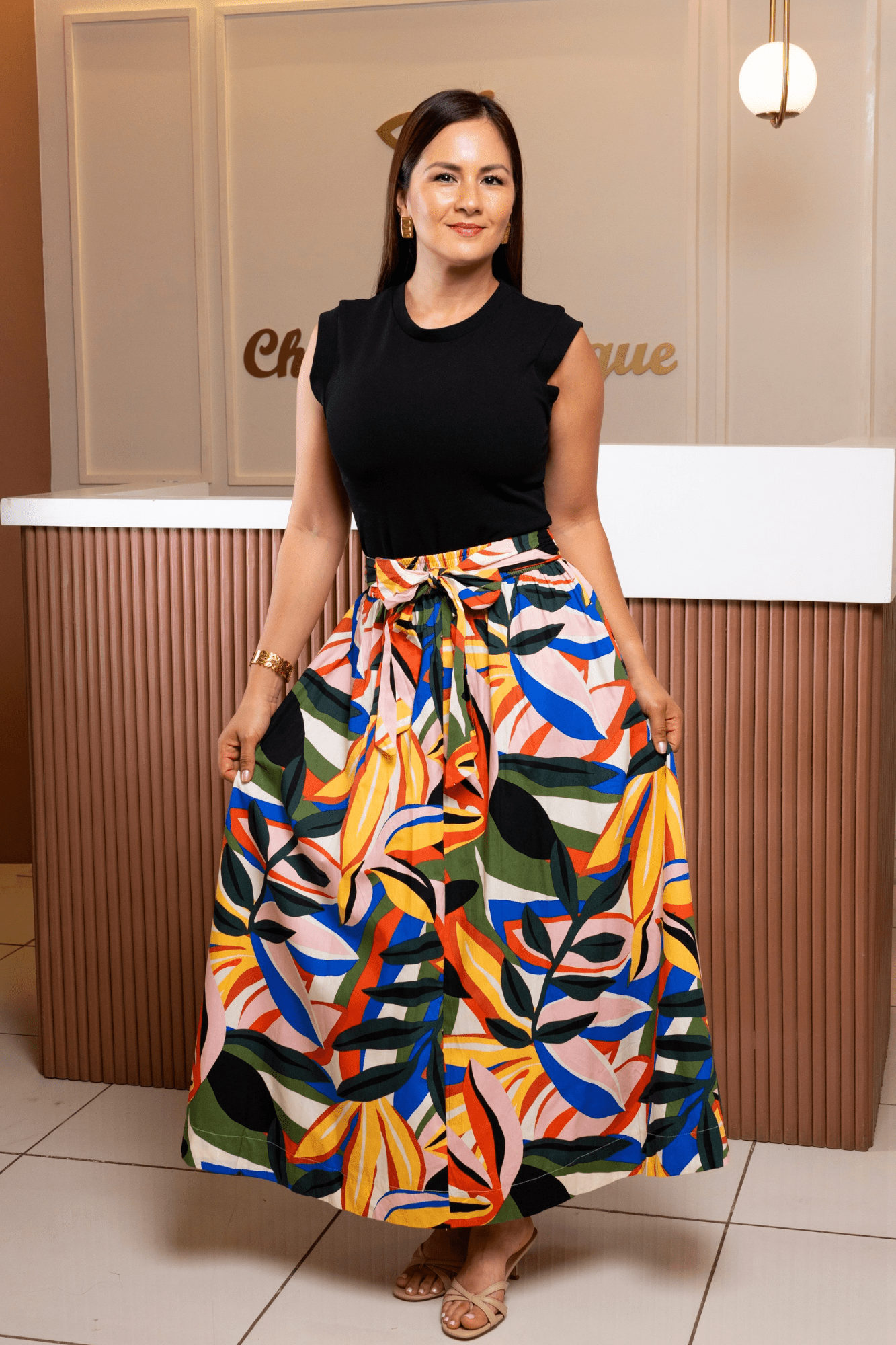 Falda tropical macaw - Cherry boutique