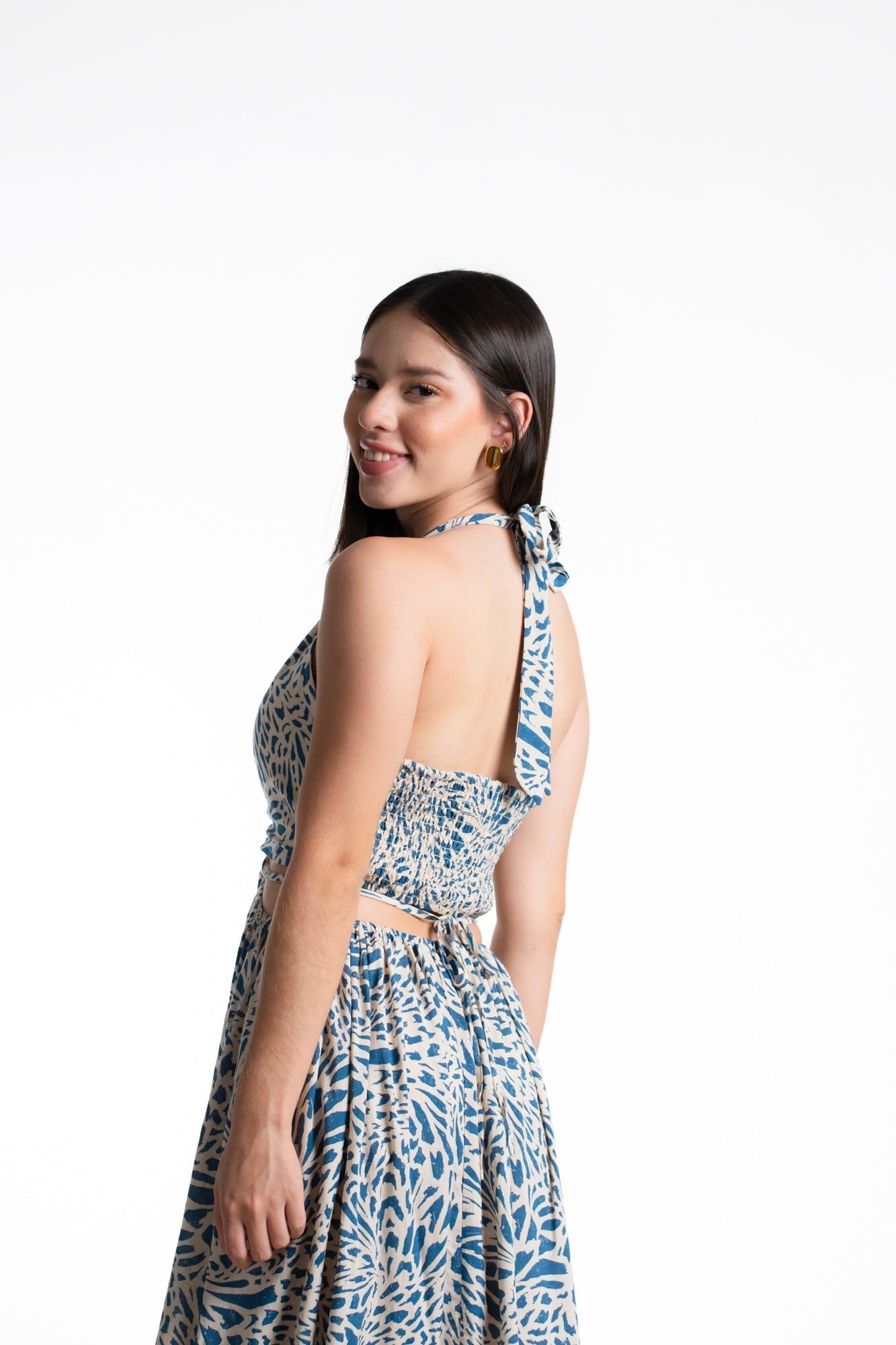 Vestido Blue Mirage - Cherry boutique