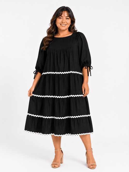 Vestido Noir Coquette - Cherry boutique