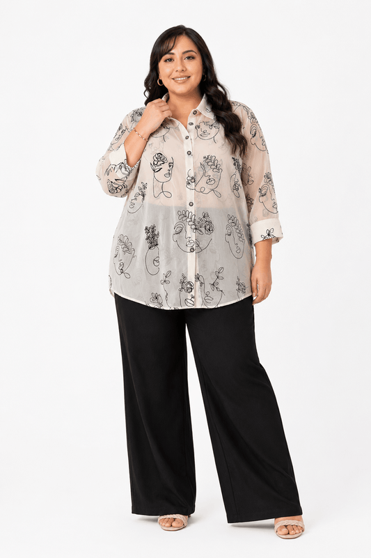 Blusa Línea de Arte - Cherry boutique