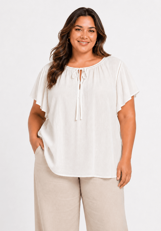 Blusa Luna Ivory - Cherry boutique