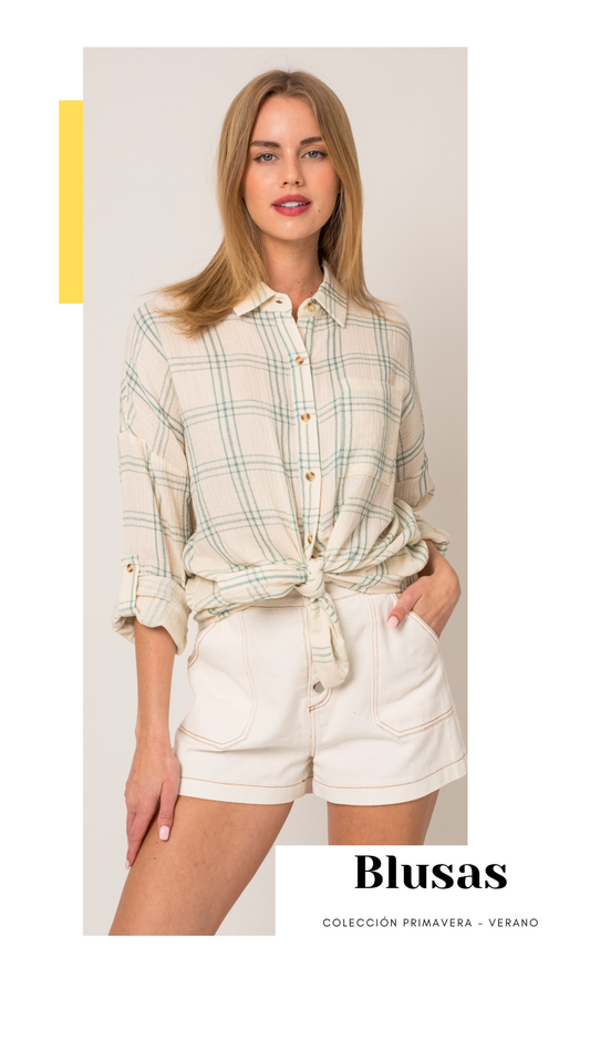 blusa cuadros Holly