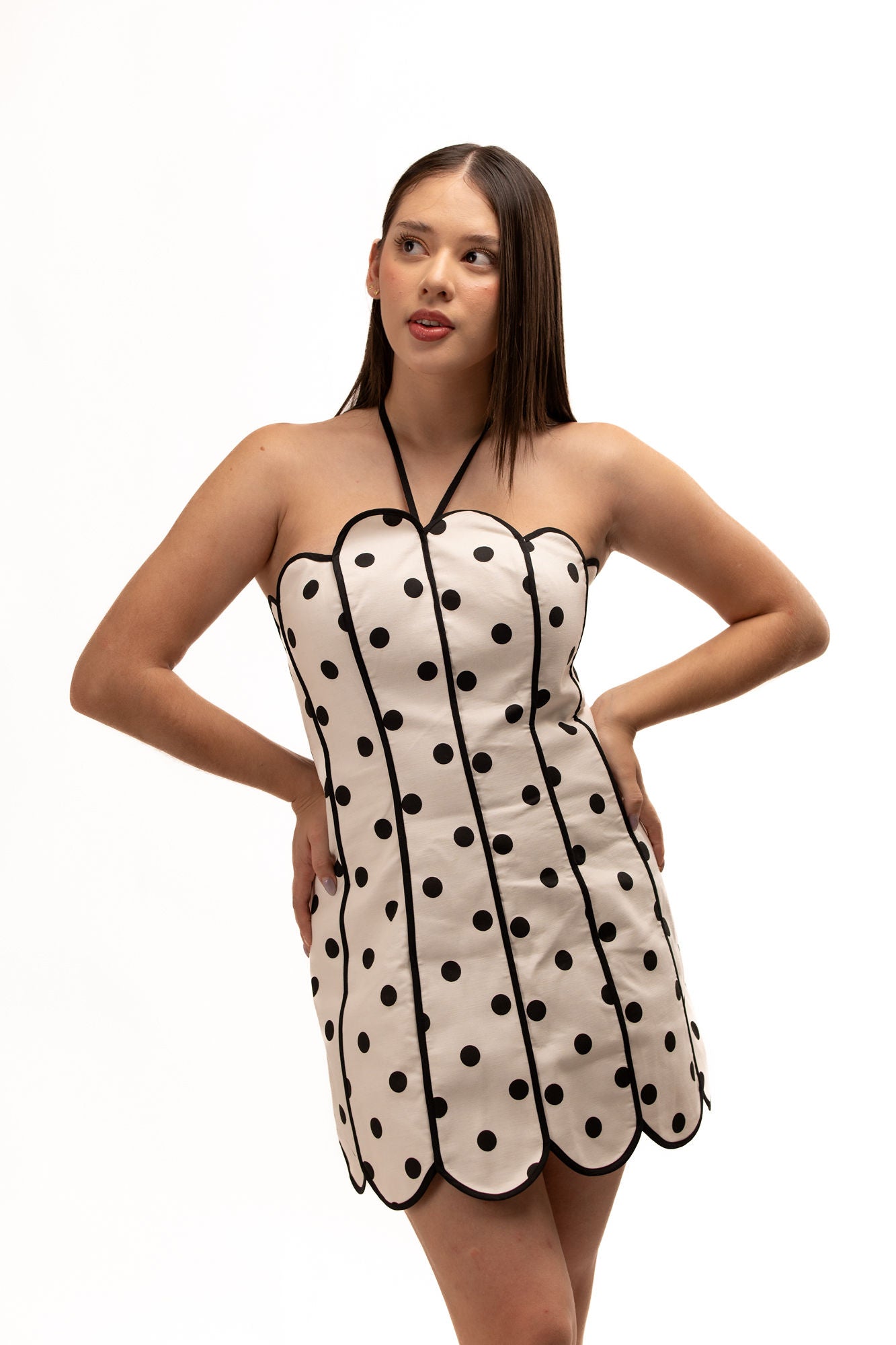 Vestido polka Valeria - Cherry boutique