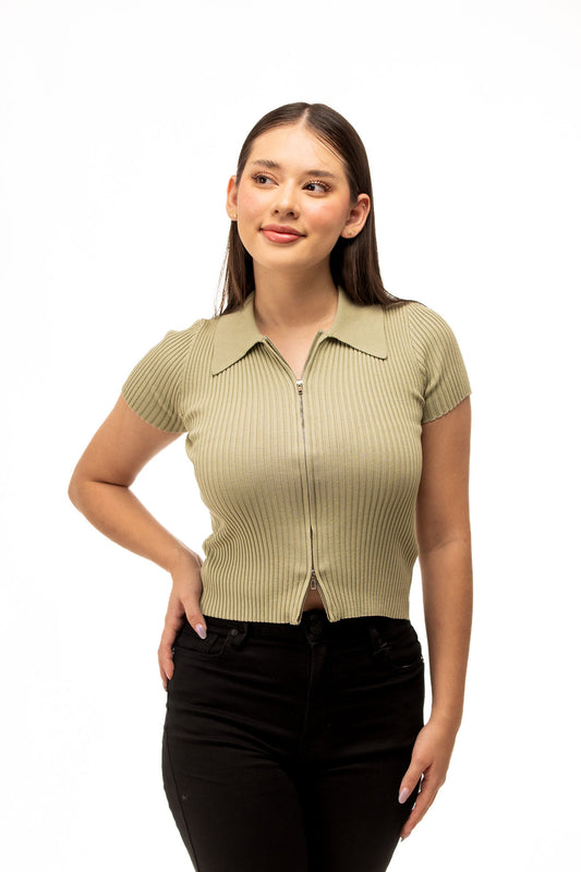 Blusa Azalea zip - Cherry boutique
