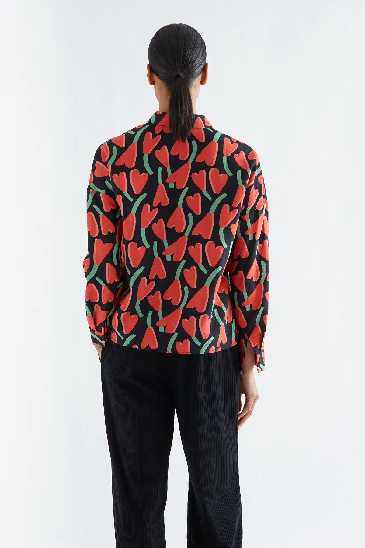 Camisa con estampado Ciclamen — fotografía oficial 2