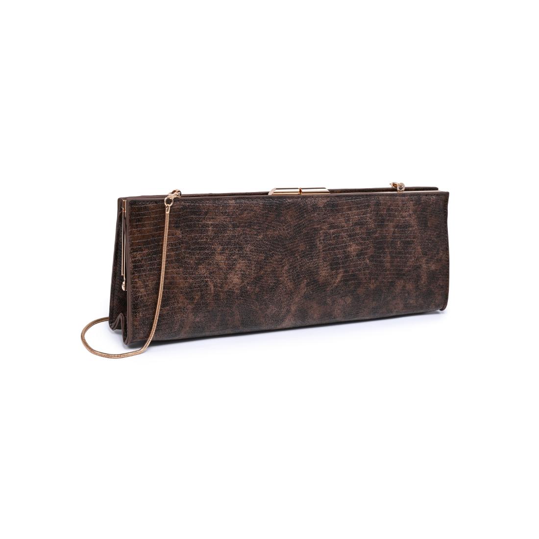 Bolso clutch Nazlee efecto reptil - Cherry boutique