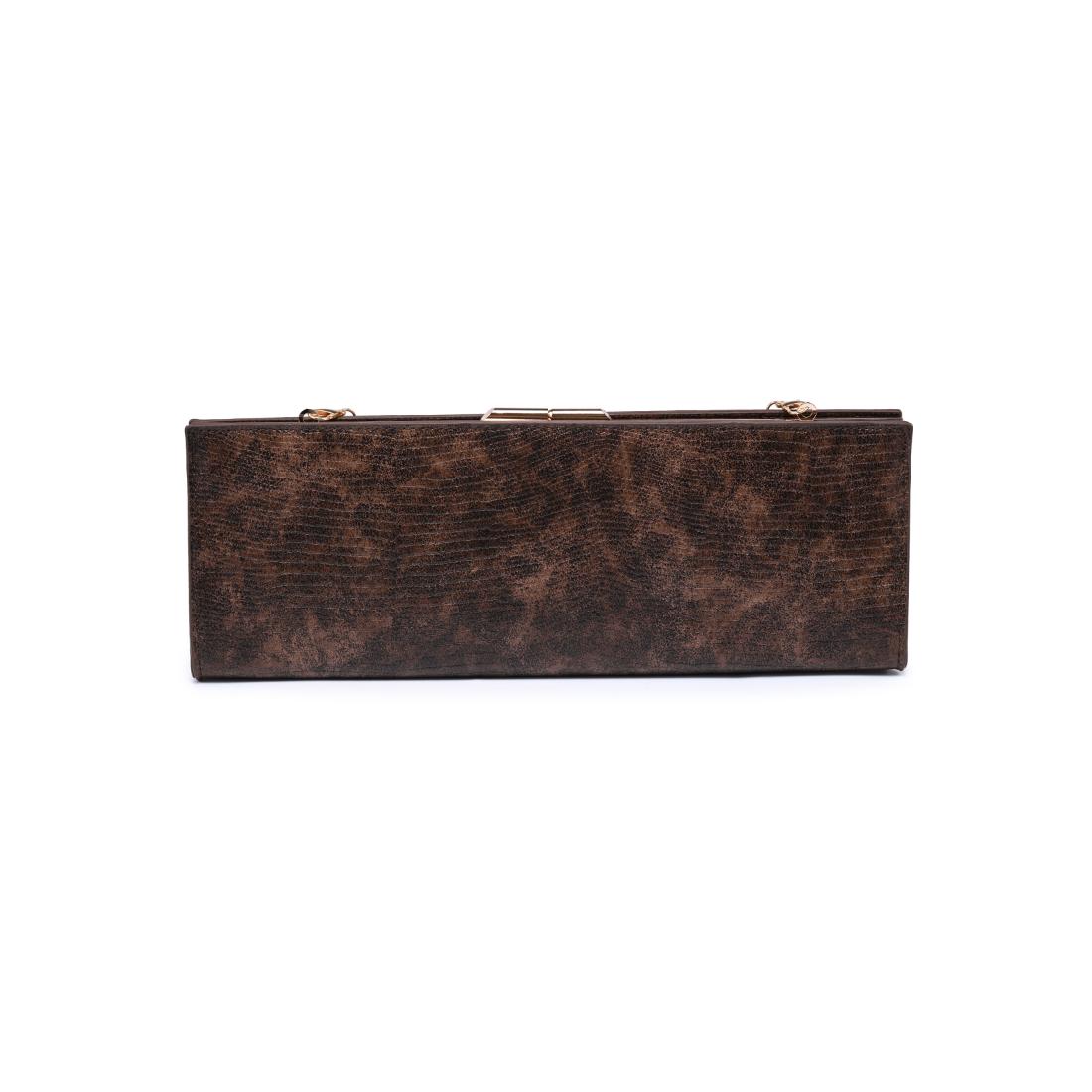 Bolso clutch Nazlee efecto reptil - Cherry boutique