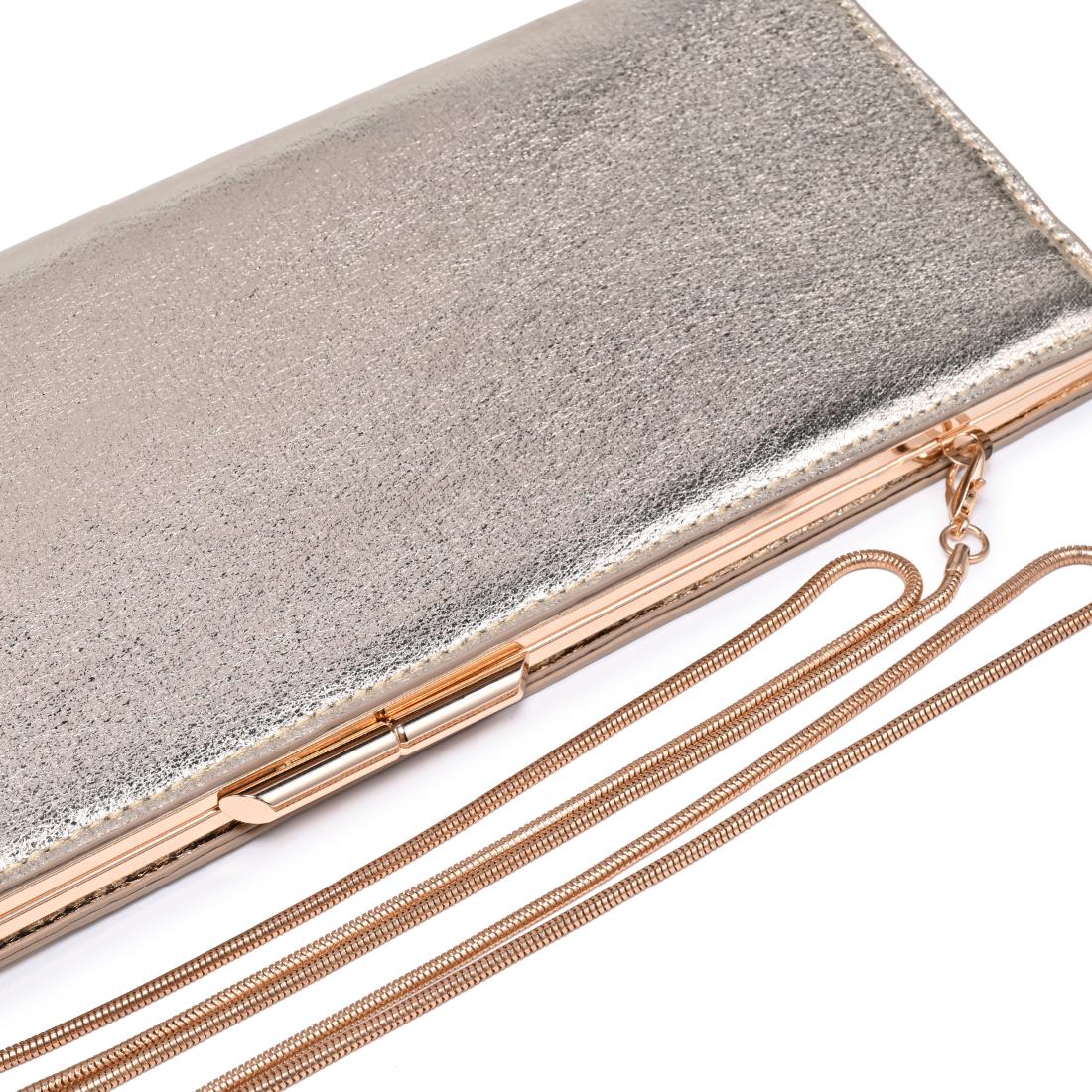 Bolso clutch Nazlee metálico - Cherry boutique